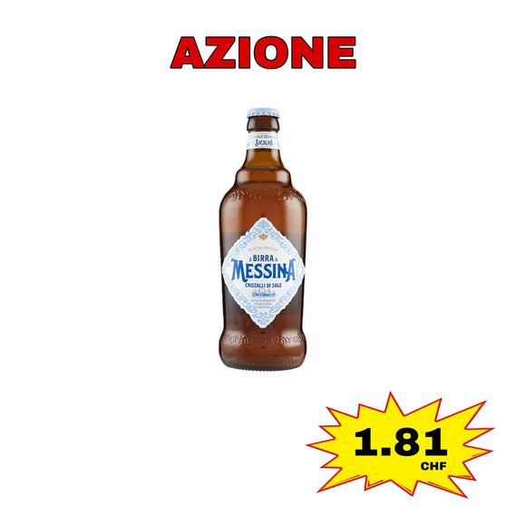 MESSINA VETRO BIRRA CRISTALLI DI SALE 500 ML