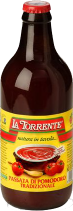 LA TORRENTE VETRO PASSATA DI POMODORO TRADIZIONALE 690 GR