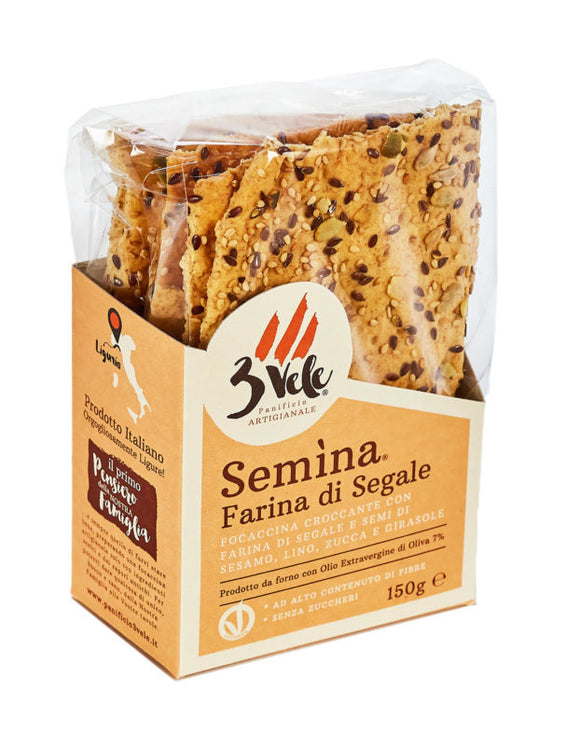 3 VELE SEMINA FARINA DI SEGALE 150 GR