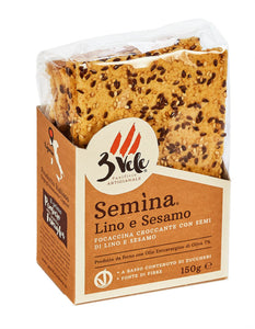 3 VELE SEMINA CON LINO E SESAMO 150 GR