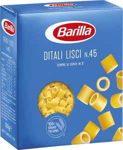 BARILLA DITALI LISCI N45 500 GR