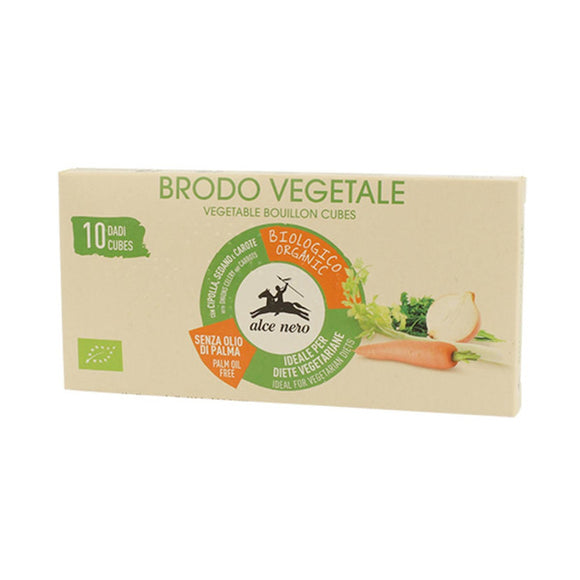 ALCENERO DADI BRODO VEGETALE BIOLOGICO X10 100 GR