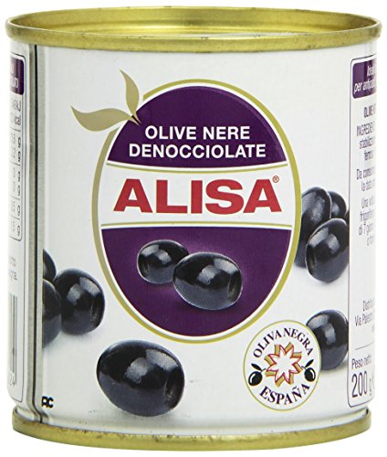 ALISA OLIVE NERE DENOCCIOLATE 200 GR