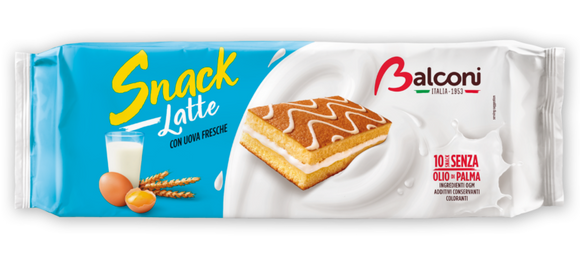 BALCONI MERENDINE SNACK LATTE X10 280 GR