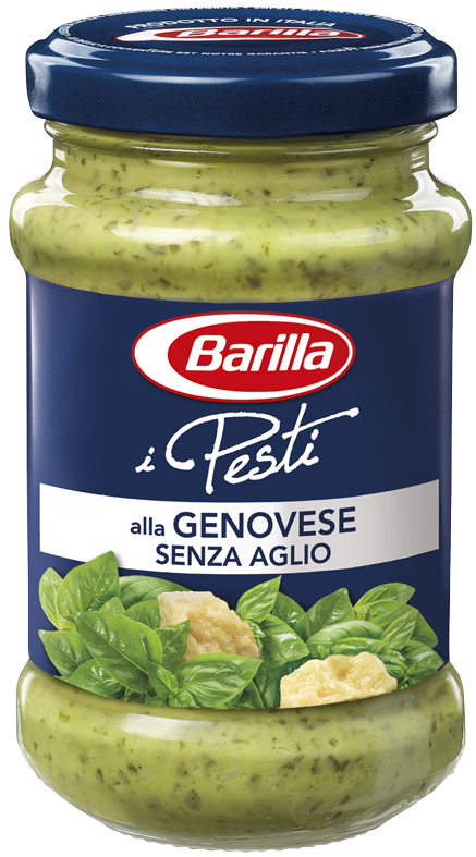 BARILLA VETRO PESTO ALLA GENOVESE SENZA AGLIO 190 GR