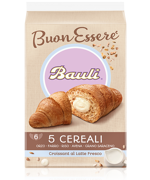 BAULI CROISSANT 5 CEREALI AL LATTE FRESCO 240 GR