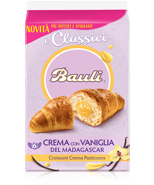 BAULI CROISSANT CREMA PASTICCERA X6 300 GR