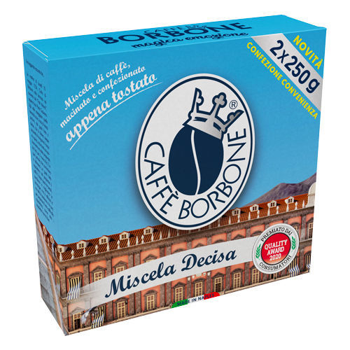 BORBONE CAFFE' MACINATO MISCELA DECISA 250 GR X2