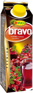 BRAVO BRIK SUCCO MIRTILLO ROSSO 1 LT