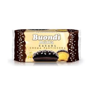 MOTTA MERENDINE BUONDI' RICOPERTO AL CIOCCOLATO CON CREMA PASTICCERA X6 276 GR