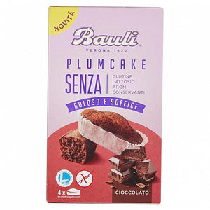 BAULI PLUMCAKE AL CIOCCOLATO SENZA GLUTINE X4 132 GR