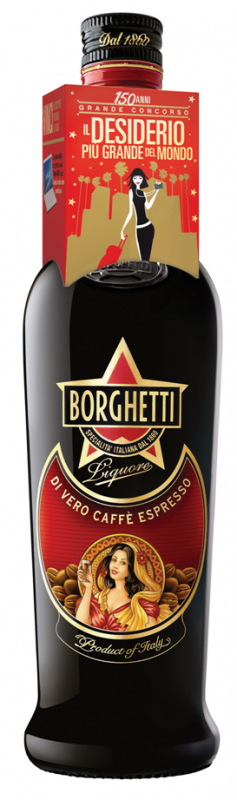 BORGHETTI VETRO LIQUORE AL CAFFE' 700 ML