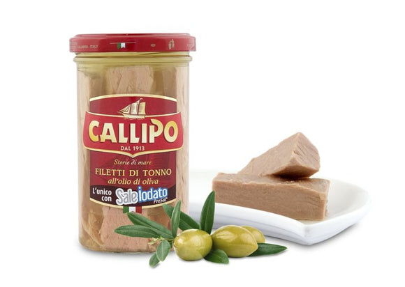 CALLIPO FILETTI DI TONNO ALL'OLIO DI OLIVA 250 GR