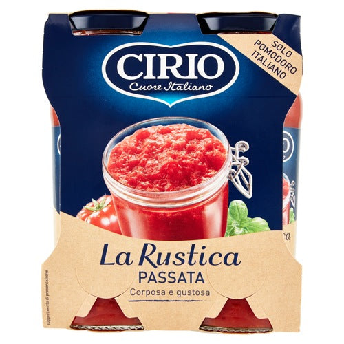 CIRIO VETRO PASATA LA RUSTICA 350 GR X2