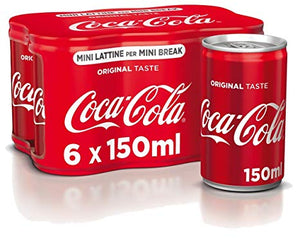 COCA COLA LATTINE 150 ML X6