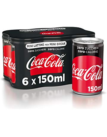 COCA COLA ZERO LATTINE 150 ML X6