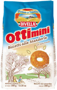 DIVELLA BISCOTTI ALLE MANDORLE 350 GR