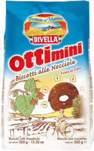 DIVELLA OTTIMINI BISCOTTI ALLE NOCCIOLE 350 GR