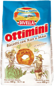 DIVELLA OTTIMINI BISCOTTI CON RISO E MAIS 400 GR