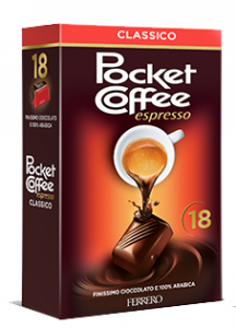 FERRERO POCKET COFFE ESPRESSO X18 225 GR