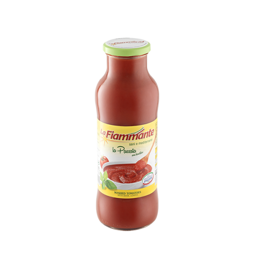 LA FIAMMANTE VETRO LA PASSATA CON BASILICO 680 GR