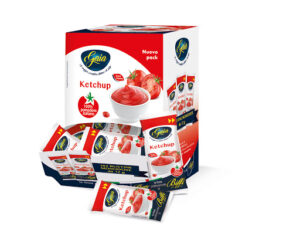 GAIA KETCHUP BUSTINE 12 GR X102 PEZZI