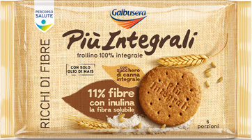 GALBUSERA PIU' INTEGRALI FROLLINO 100% INTEGRALI 330 GR