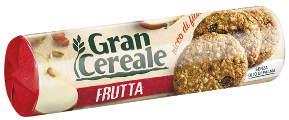 GRAN CEREALE BISCOTTI FRUTTA 250 GR