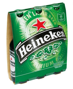 HEINEKEN VETRO BIRRA 330 ML X3