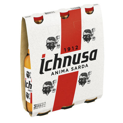 ICHNUSA VETRO BIRRA 330 ML X3