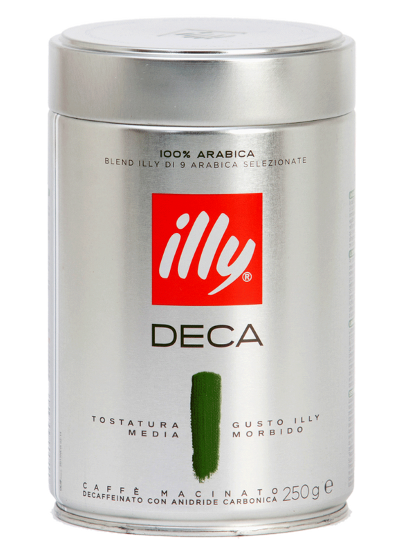 ILLY CAFFE' DECAFFEINATO 250 GR