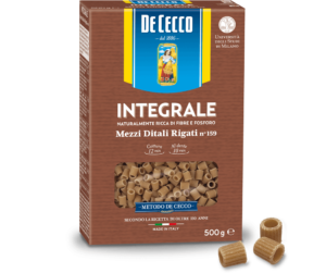 DE CECCO INTEGRALE MEZZI DITALI RIGATI N159 500 GR