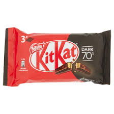 NESTLE' KIT KAT DARK 70% X3