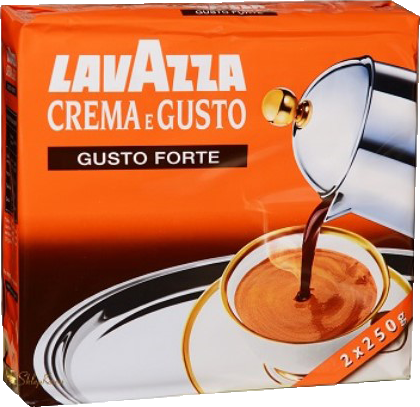 LAVAZZA CAFFE' CREMA E GUSTO FORTE 250 GR X2