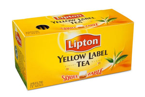 LIPTON YELLOW LABEL TEA SQUEEZABLE X25 FILTRI 38 GR