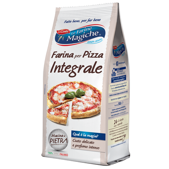 LOCONTE FARINA PER PIZZA INTEGRALE 500 GR