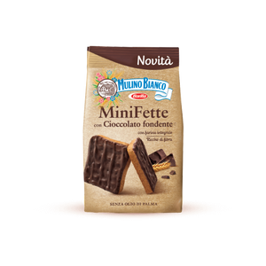 MULINO BIANCO MINI FETTE INTEGRALE CON CIOCCOLATO FONDENTE 110 GR