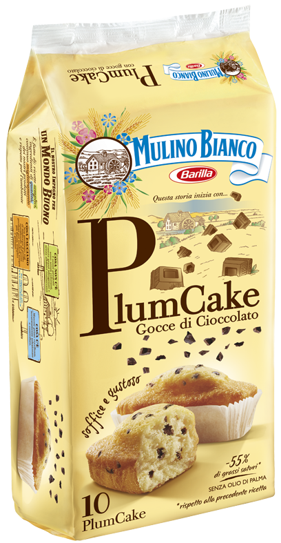 MULINO BIANCO PLUMCAKE GOCCE DI CIOCCOLATO X10 350 GR