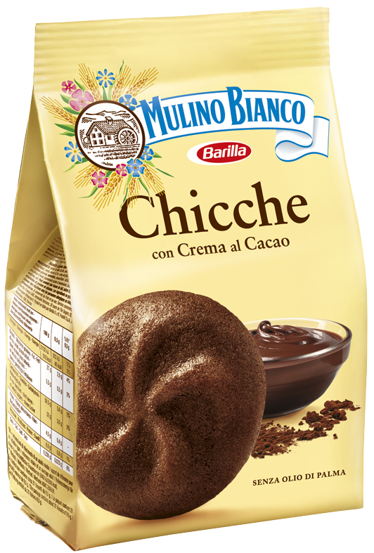 MULINO BIANCO CHICCHE CON CREMA AL CACAO 200 GR