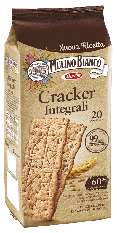 MULINO BIANCO CRACKER INTEGRALI X20 500 GR