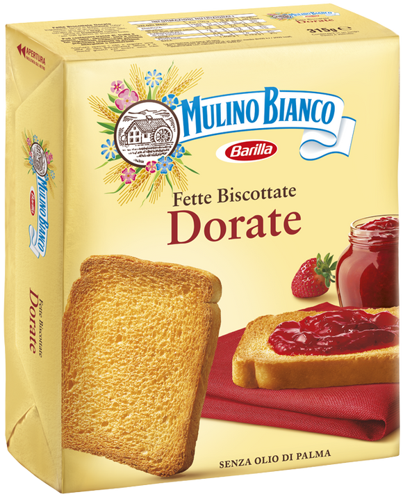 MULINO BIANCO FETTE BISCOTTATE DORATE X36 315 GR