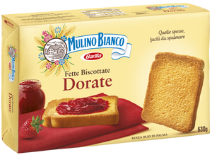 MULINO BIANCO FETTE BISCOTTATE DORATE X72 630 GR