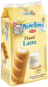 MULINO BIANCO FLAUTI LATTE X8 280 GR