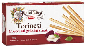 MULINO BIANCO TORINESI CROCCANTI GRISSINI STIRATI 280 GR