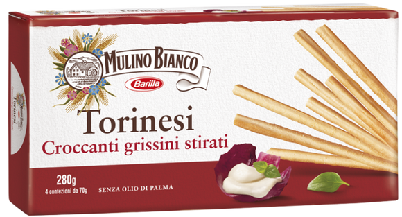 MULINO BIANCO TORINESI CROCCANTI GRISSINI STIRATI 280 GR