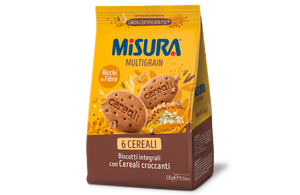 MISURA BISCOTTI INTEGRALI CON CEREALI CROCCANTI 6 CEREALI 330 GR