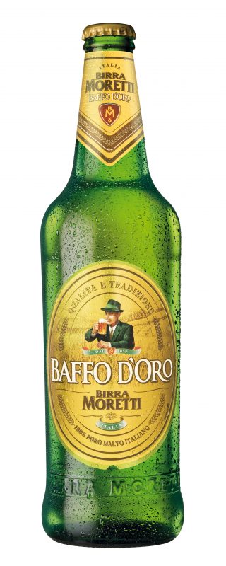 MORETTI VETRO BIRRA BAFFO D'ORO 660 ML