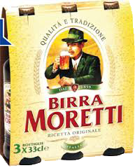 MORETTI VETRO BIRRA 330 ML X3