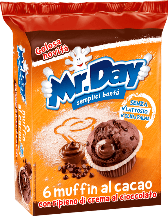 MR. DAY MUFFIN AL CACAO X6 252 GR