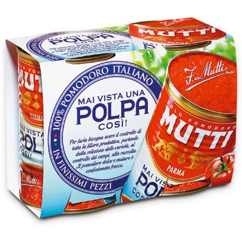 MUTTI POLPA DI POMODORO FINISSIMA 400 GR X2